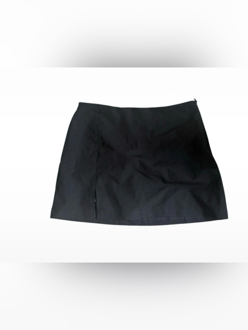 Love Tree Black Mini Skirt with Side Slit